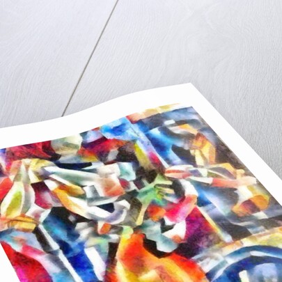 Fading flowers in a bottle, 2017 by Alex Caminker