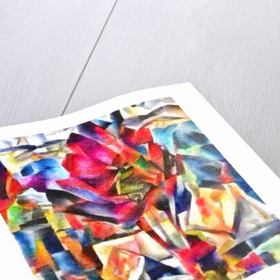 The red tree in the middle of town, 2017 by Alex Caminker