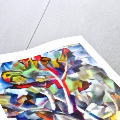 Evening forest, 2017 by Alex Caminker