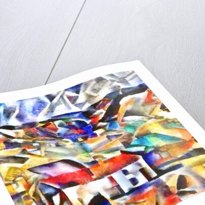 Village in the hills, 2017 by Alex Caminker