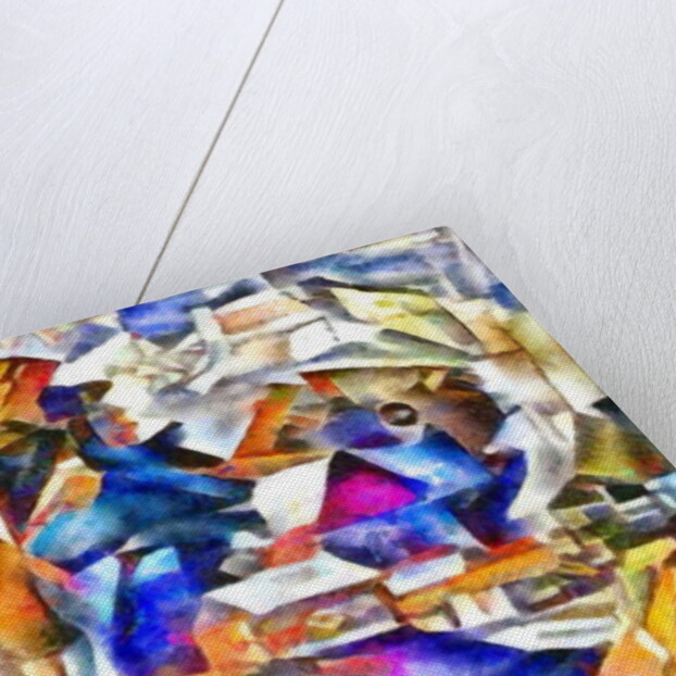 Purple roof house, 2017 by Alex Caminker