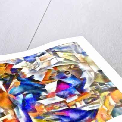 Purple roof house, 2017 by Alex Caminker