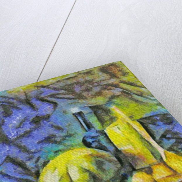 In blue № 5, 2017 by Alex Caminker