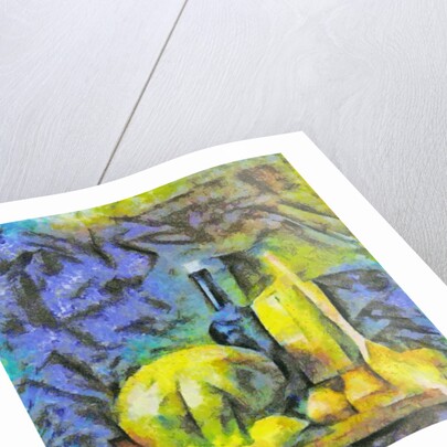 In blue № 5, 2017 by Alex Caminker