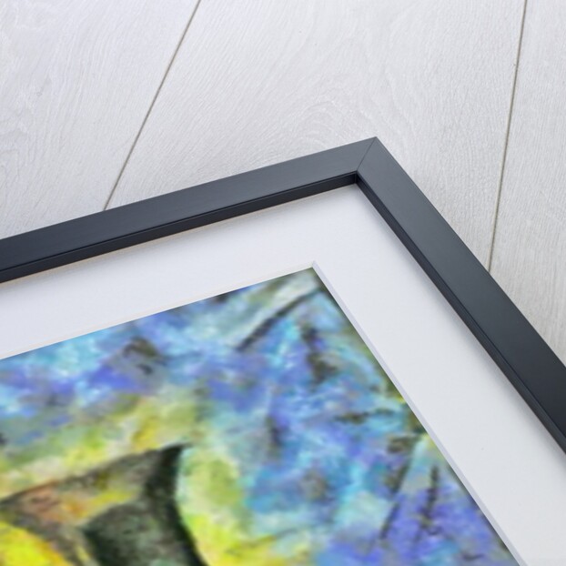 In blue № 9, 2017 by Alex Caminker