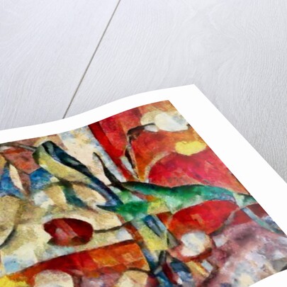 In the red #11, 2017 by Alex Caminker