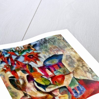 In the red #13, 2017 by Alex Caminker