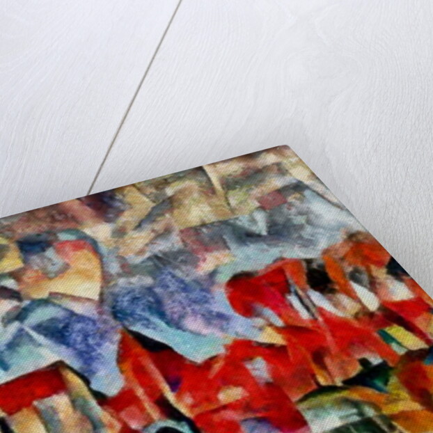 In the red #1, 2017 by Alex Caminker