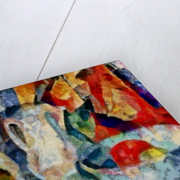 In the red #16, 2017 by Alex Caminker