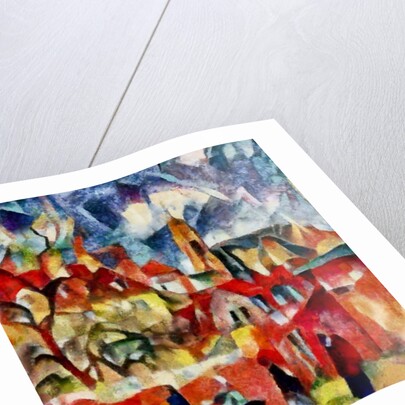 In the red #6, 2017 by Alex Caminker