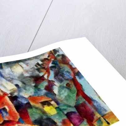 In the red #7, 2017 by Alex Caminker