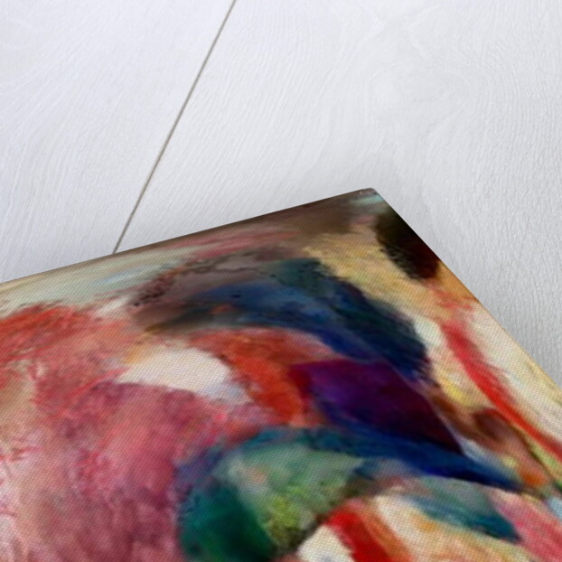 Landscape with a pink tree, 2017 by Alex Caminker