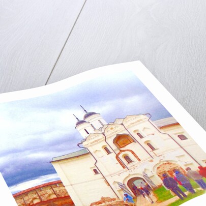 Peoples on the road to the cathedral, 2017 by Alex Caminker