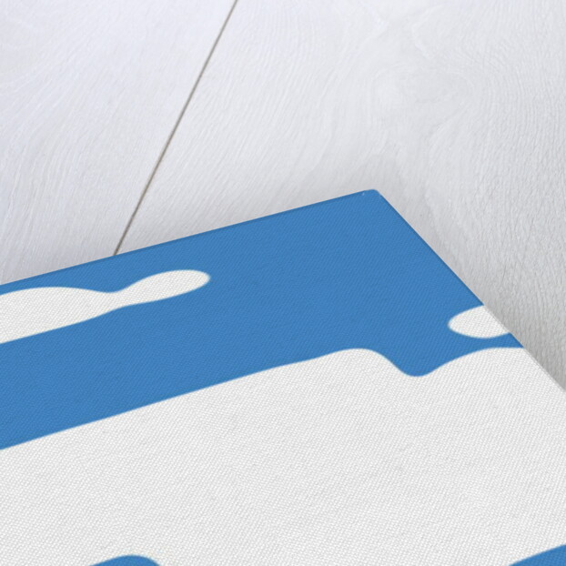 Improvisation with blue and white, 2017 by Alex Caminker