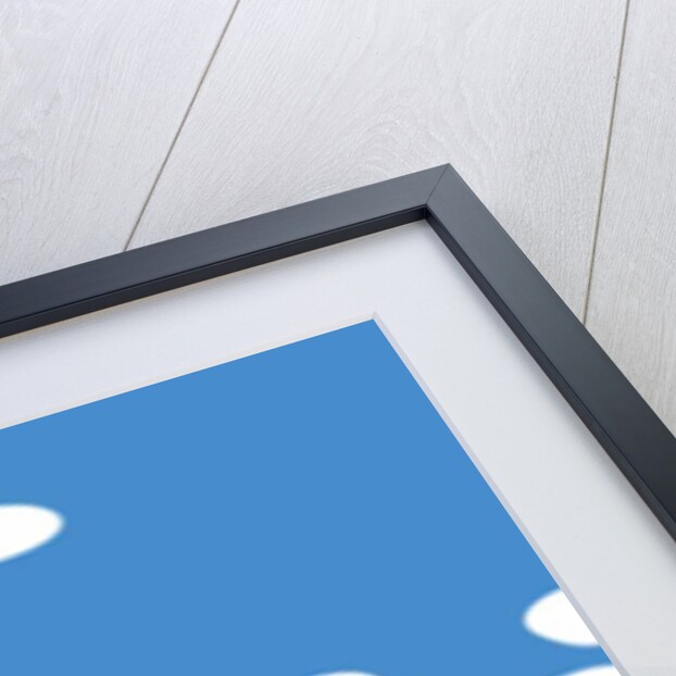 Improvisation with blue and white, 2017 by Alex Caminker