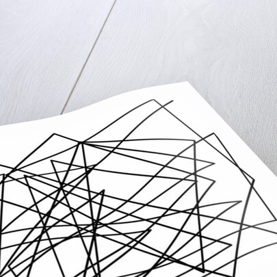 String-line as a cubism, 2017 by Alex Caminker