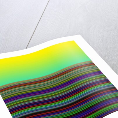 Fields at the morning, 2019 by Alex Caminker