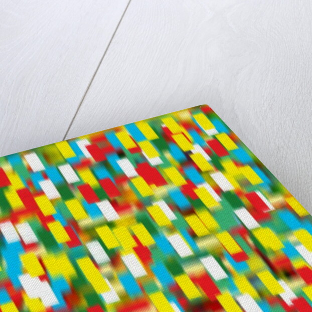 Vertical puantilism yellow, 2019 by Alex Caminker