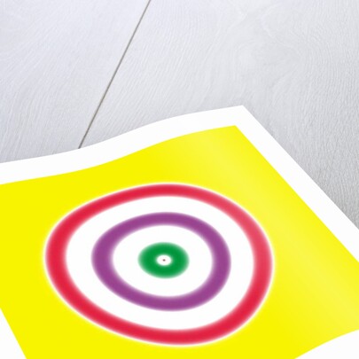 Note as a target, 2019 by Alex Caminker
