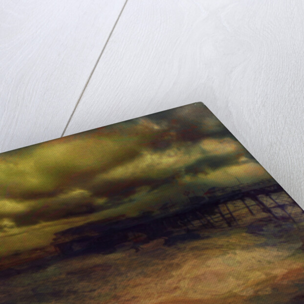 A storm at night, Cromer Pier, Norfolk by Mark Gordon