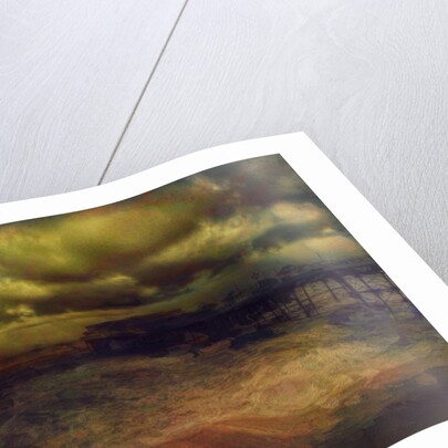 A storm at night, Cromer Pier, Norfolk by Mark Gordon