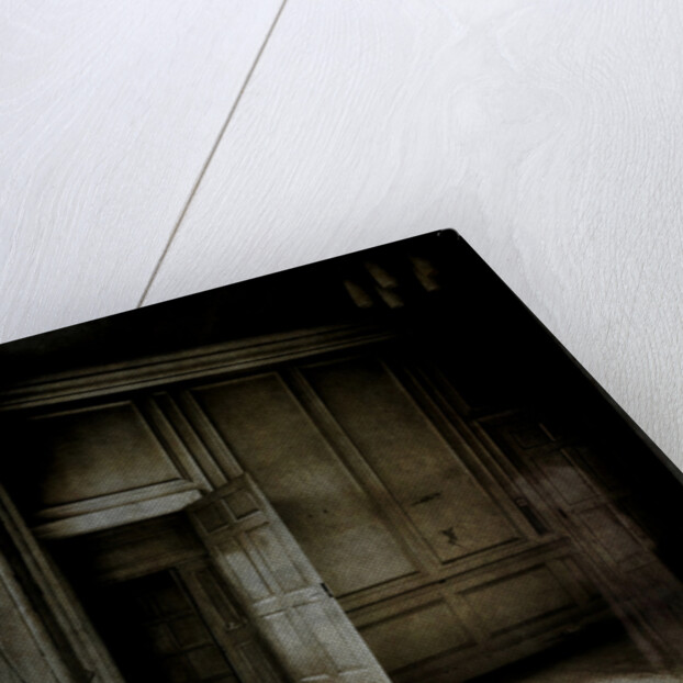 Panelled room with ethereal figure.., 2015 by Mark Gordon