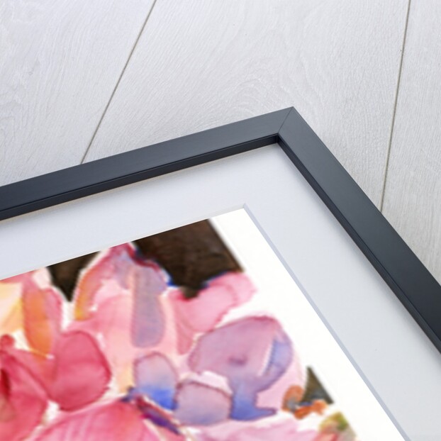 Amaryllis with brown background, 2015 by John Keeling