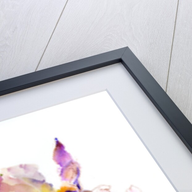 Iris with yellow butterfly, 2016 by John Keeling