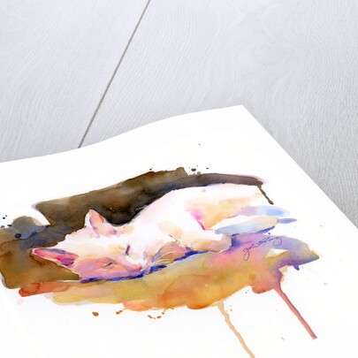 Snowball sleeping, 2014 by John Keeling