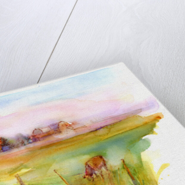 Country scene with cows, 2016 by John Keeling