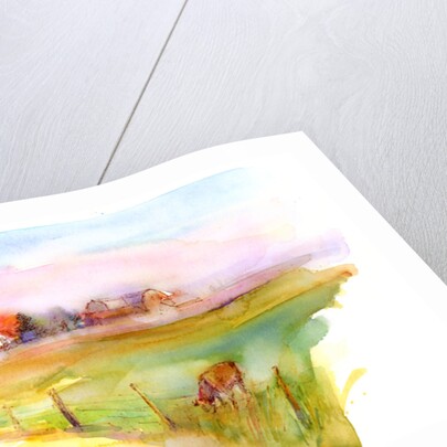 Country scene with cows, 2016 by John Keeling