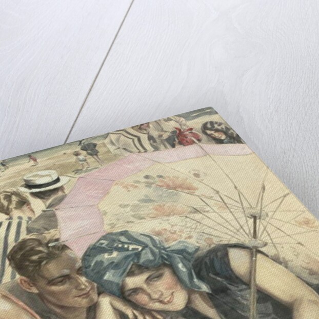 The First Pebble, 1925 by Harrison Fisher