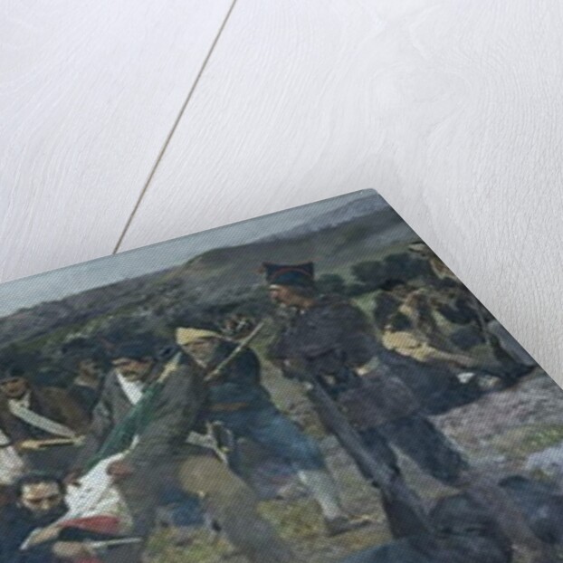 The Death of Carlo Pisacane by Giuseppe Sciuti