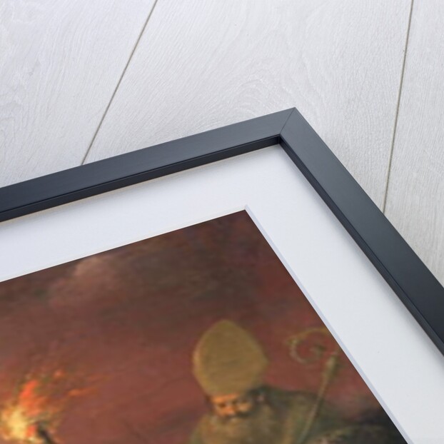 Madonna and Child with St. Clare, St. Ambrose and St. Erasmus by Bernardo Strozzi