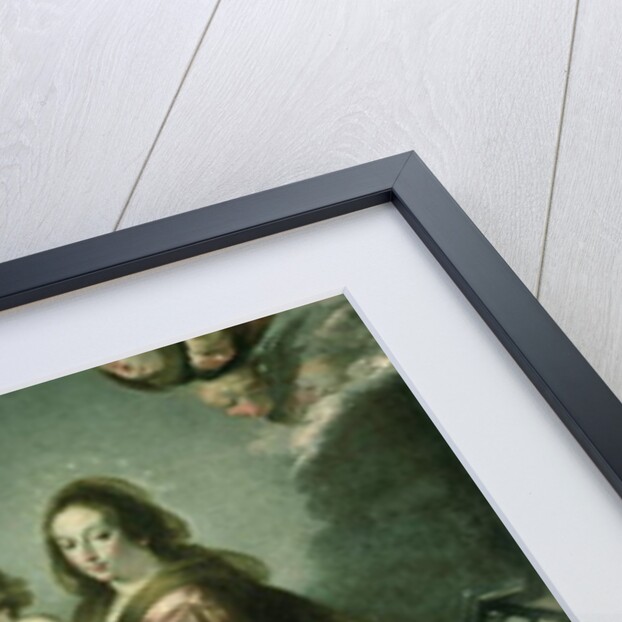 Madonna and Child with the Infant St. John the Baptist and St. Lawrence and Angels, 1629 by Bernardo Strozzi