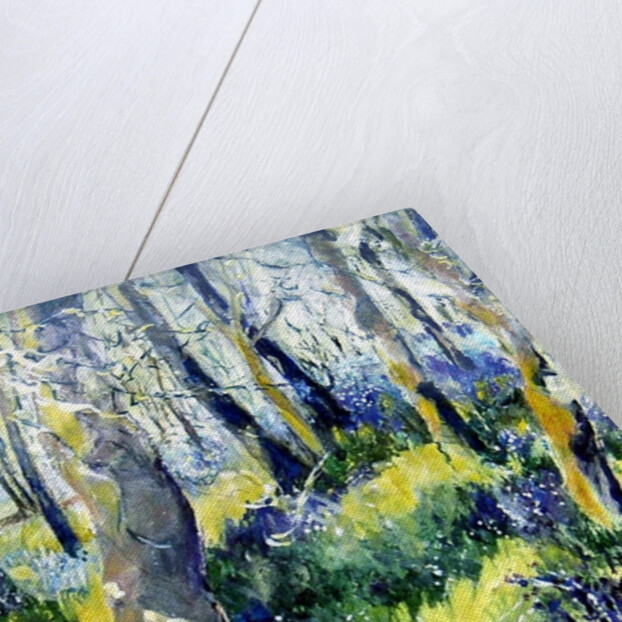 Bluebells and Yellow, 2011 by Mary Smith