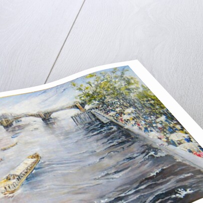 Jubilee Pageant on the Thames, 2012 by Mary Smith