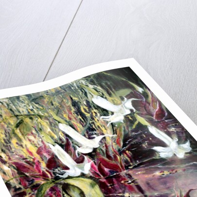 Daturas in Monet's Garden, 2013 by Mary Smith