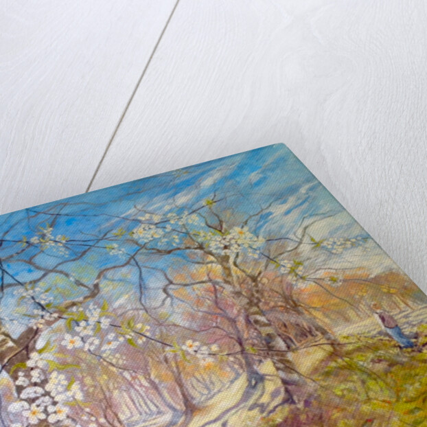 Walking through the blossom, 2017 by Mary Smith