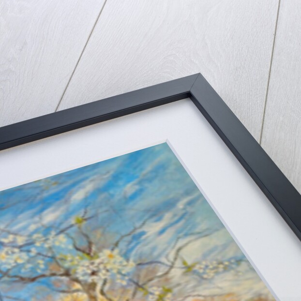 Walking through the blossom, 2017 by Mary Smith