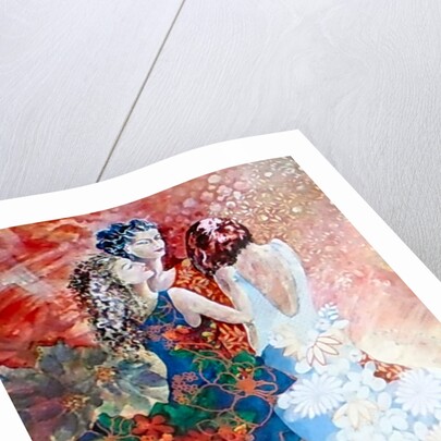 Ladies in floral dresses, 2017 by Mary Smith