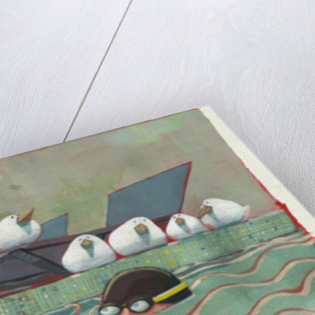 Pool Birds, 2015 by Thomas MacGregor