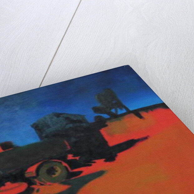 Bolivian Tanker underpainting, 2018 by Thomas MacGregor