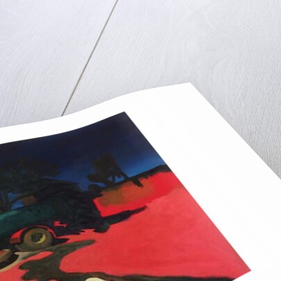 Bolivian Tanker underpainting #2, 2018 by Thomas MacGregor