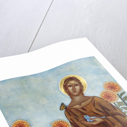 Saint Francis and the Wolf of Gubbio, 2009 by Jodi Simmons