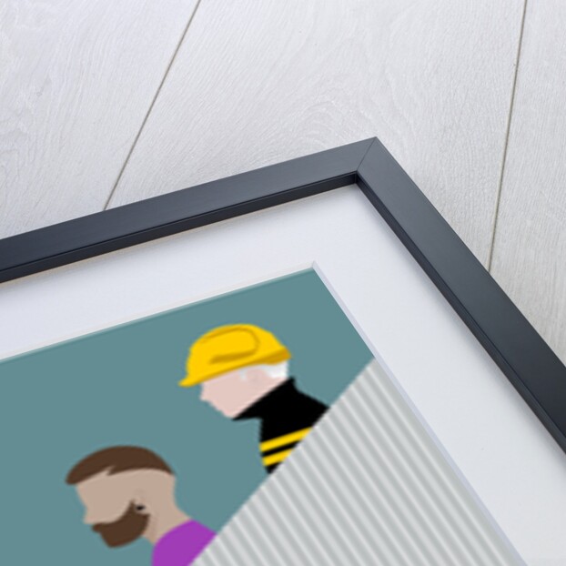 Escalator People, 2017 by Claire Huntley