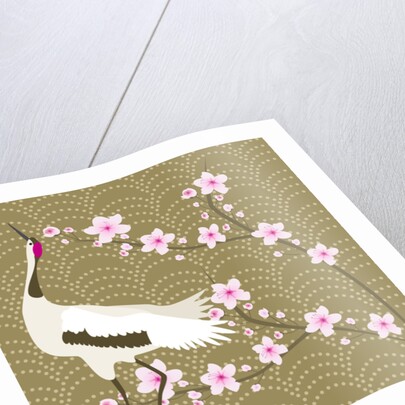 The Cherry Blossom and the Crane, 2017 by Claire Huntley