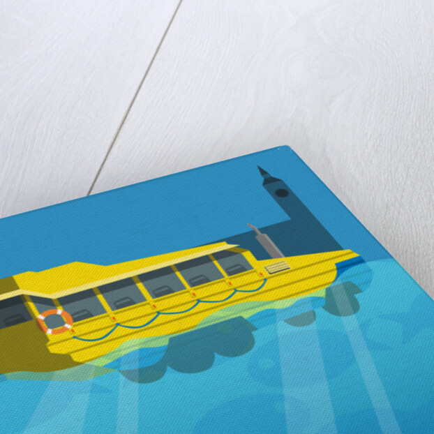 Amphibious London Duck Tour Bus, 2017 by Claire Huntley