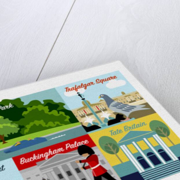 Postcard from London, 2017 by Claire Huntley