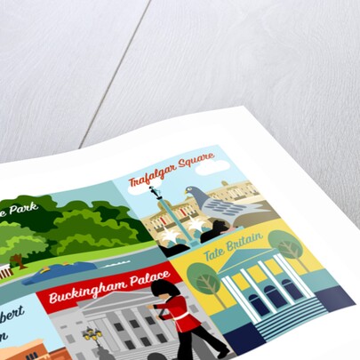 Postcard from London, 2017 by Claire Huntley